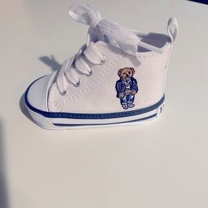 Polo Ralph Lauren canvas tennis shoes baby